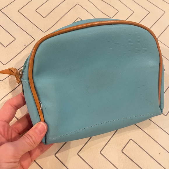 Jon Hart Blue Canvas Clutch - Picture 2 of 9